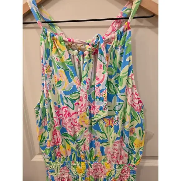 Lilly Pulitzer Shirelle skirted romper grove garden - Picture 4 of 9